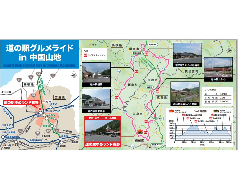 ≪イベント告知≫ 道の駅グルメライドin中国山地